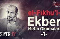 el-Fıkhu’l-Ekber Metin Okumaları – 4 | Yakup Özcan