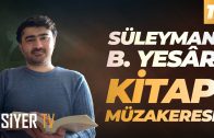 Süleyman b. Yesâr Kitap Müzakeresi | Arş. Gör. Mahmut Sabuncu